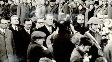Willy Brandt und Willi Stoph in Erfurt